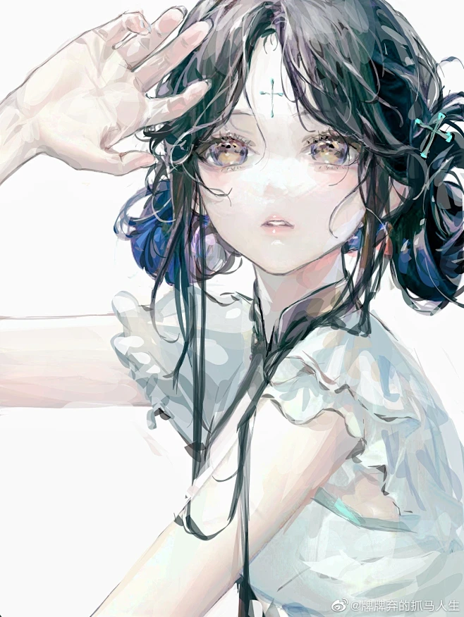 游戏二次元美女插画原话美术设计素材-优优CG素材社 (5578)-花瓣网