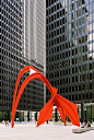 "The Flamingo", Alexander Calder, Federal Plaza, Chicago, USA.: 