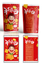 手工锅巴卡通零食包装-众图网