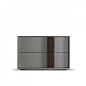 Modern Italian design bedside unit 'Quadro'