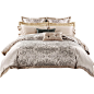 尚喜堂美式全棉贡缎床单被套床上用品 欧式美式四件套床品