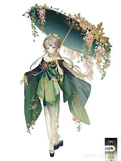 潆钰采集到立绘 角色服饰设计
