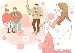 【精选】手绘父母亲节插画家庭亲子活动儿童人物PSD分层设计素材-淘宝网