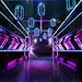 3D Cyberpunk neon runway 赛博朋克 走秀 11.11 双十一 电商