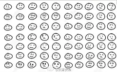 【手绘手帐漫画素材】 颜文字表情2 简单易学~#手帐素材插画手绘##简笔画# ​ ​​​​