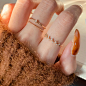 日系925银小确幸双层小圆钻戒指女时尚个性潮流叠戴食指环-淘宝网