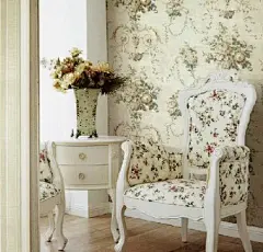 韩流强势来袭 韩范儿超唯美墙纸【　欧式田园无纺布墙纸,客厅卧室背景满铺壁纸】
