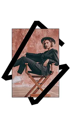 Creative Minimal Geometry Fashion Instagram Story