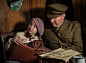 Train Journey 1940 : WW2 Re-enactors