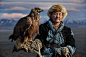 Mongolian Eagle Hunters. : Photo story of Mongolian Eagle Hunters. 