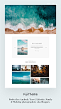 Fiji Theme, Fresh Style Kit, website design for photographers & bloggers. Perfect for: Anybody. Travel, Lifestyle, Family & Wedding Photographers; also Bloggers.