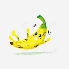 摔跤的香蕉图高清素材 可爱 惊讶 手绘香蕉 搞笑 摔跤的香蕉 果实 水果 香蕉 元素 免抠png 设计图片 免费下载 页面网页 平面电商 创意素材