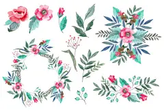 花插画素材_图片ID：309053696