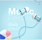 Yoobao/羽博 YB-Y01入耳式线控 带麦耳塞iPhone4 5s手机耳机通用-tmall.com天猫