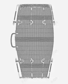 灰色几何非洲手鼓 设计图片 免费下载 页面网页 平面电商 创意素材