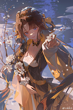 时雨yhan采集到插画