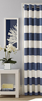 Nautica Cabana Stripe Curtains: 