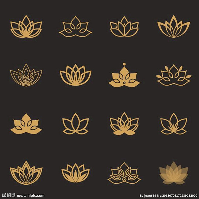 莲花纹样