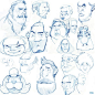 soonsang works - free drawing"face thumbnail sketch" on Behance