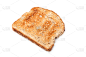 白色背景,吐司面包,分离着色,苦荞面包,早餐,水平画幅,无人,背景分离,小吃,食品