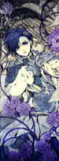 画师组合 薄叶カゲロー 《幸运之杖 Wand of Fortune》人设插画，古典、哥特、幻想、浪漫的画风，少女心满满啊。