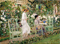 Frederick Carl Frieseke - Lilies | Flickr - Photo Sharing!