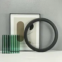 现代简约北欧极简圆环形几何摆件样板房售楼处软装饰品摆设-淘宝网