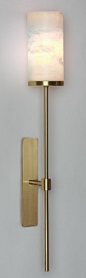 satin brass sconce: satin brass sconce