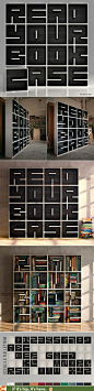 These letter shaped modular storage cubes are awesome.