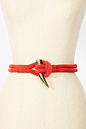 DIY ACCESSORY INSPIRATION | Suede +Gold Knot Belt: