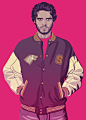 GAME OF THRONES 80/90s ERA - Robb Stark Art Print