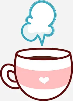 咖啡_新图网 https://ixintu.com 矢量 卡通 线条 手绘 AI 插画 咖啡 饮料 杯子 水杯 茶 咖啡杯