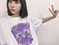 03/10【まなこ    Twi】: #まなこ# #manako# 
练习结束啦ψ(｀∇´)ψ
说起来收到T恤了
非常棒的颜色谢谢

我穿的是XL码
即使穿小一点也会很可爱 ​​​​