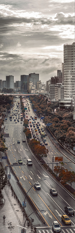 疯九采集到实拍城市背景