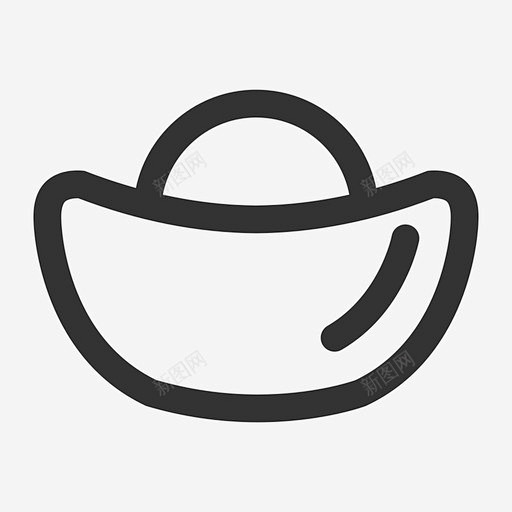 元宝高清素材 页面网页 平面电商 创意素材 png素材