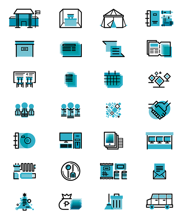 Monochromatic Icons ...