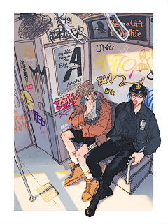 Dru_Z采集到有色插画-插画素材