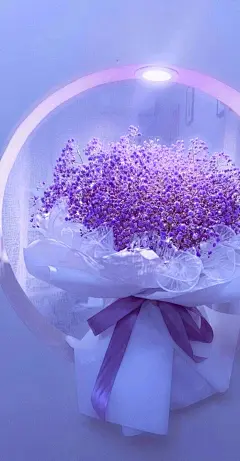 一期粉紫色壁纸 真的好美！ 