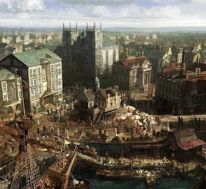 craigmullins克雷格穆林斯绘画风格多样尤其擅长使用简单的块面和色彩