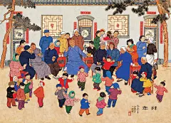 这些图太哇塞了，经典年画分享｜灵感搜集