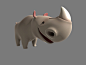 【#动物3d模型#下载】_#卡通犀牛# 3D模型-Rhino #3d model# 