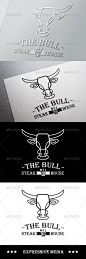 公牛——牛排馆——食品标志模板The Bull - Steak House - Food Logo Templates牛肉、品牌、公牛、业务、公司、国家、牛、乳制品、会徽、农场,食物,房子,厨房,标志,标识,肉、现代、牛排 beef, branding, bull, business, company, country, cow, dairy, emblem, farm, food, house, kitchen, logo, logotype, meat, modern, steak