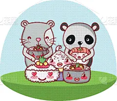 可爱的,寿司,动物,可爱,食品,自然美,餐馆,熊,草图,日本