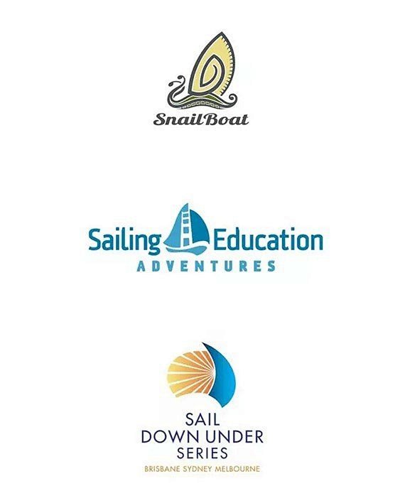 一组超级唯美的海洋logo设计案例，配色...