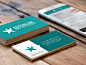 Business card design and responsive mobile site design.