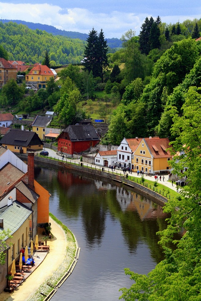 Cesky Krumlov, Czech...