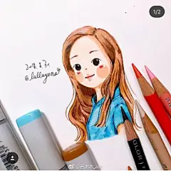 在领会欢喜和悲伤的同时
希望能够如期望的活着
马克笔手绘卡通人物
by:lallayena ​  via 若木木_zoe ​ ​​​​