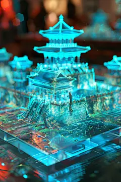地产楼盘模型地产立体图