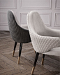 Chair with armrests DIVA C/B by Capital Collection