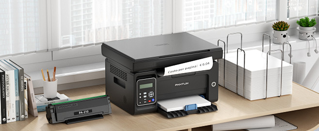 Stampante Laser Multifunzione PANTUM M6500NW – WiFi, USB, Ethernet – Stampa E Copia In Bianco E Nero, 22 Ppm